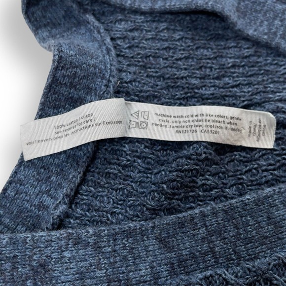 Aeropostale Womens Long Sleeve Boxy Knit Cardigan Sweater Size XS Blue - Picture 7 of 9